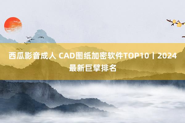 西瓜影音成人 CAD图纸加密软件TOP10丨2024最新巨擘排名