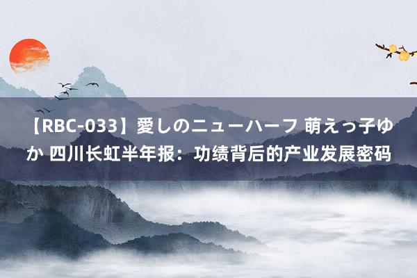 【RBC-033】愛しのニューハーフ 萌えっ子ゆか 四川长虹半年报：功绩背后的产业发展密码